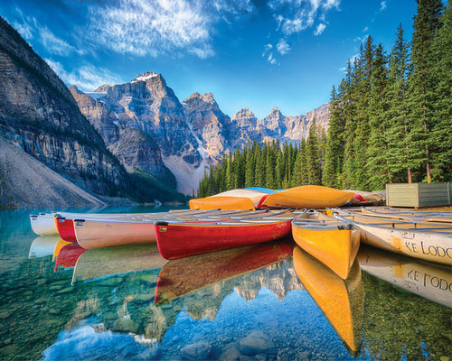 Calm Canoes, 1000 Piece Puzzle, by Springbok Puzzles.