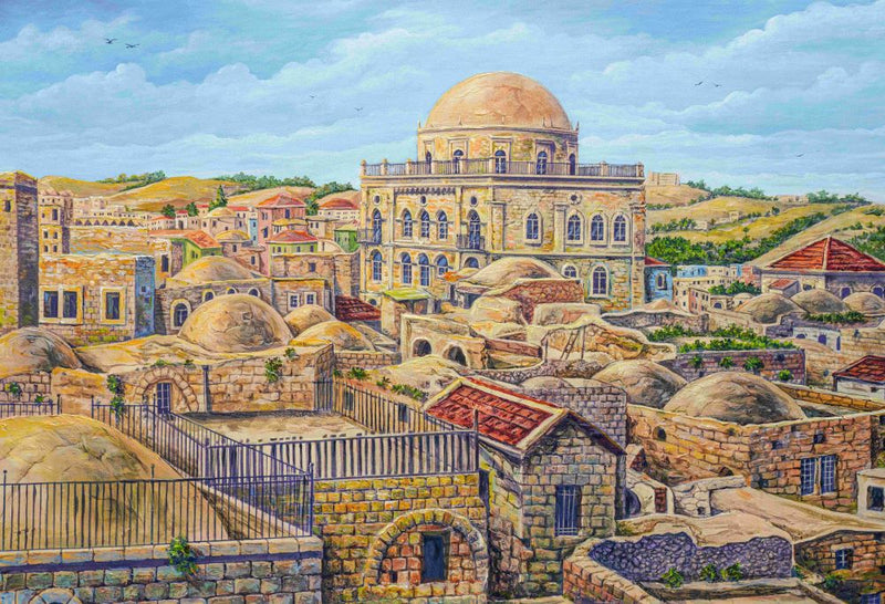 Case of 6 Rooftop of Yerushalaim, 1500 Piece Puzzle by Prestige Puzzles Private Collection