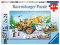 Diggers at Work, 2 x 24, piece puzzle by Ravensburger