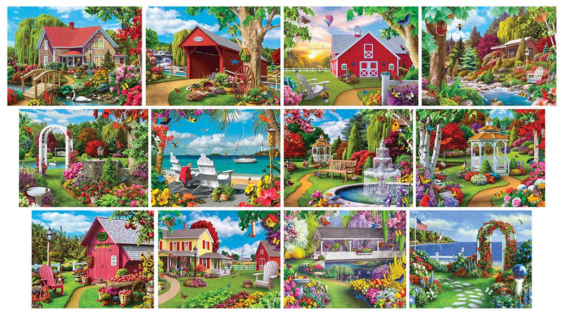 Alan Giana Bundle, 12 puzzles by Master Pieces.