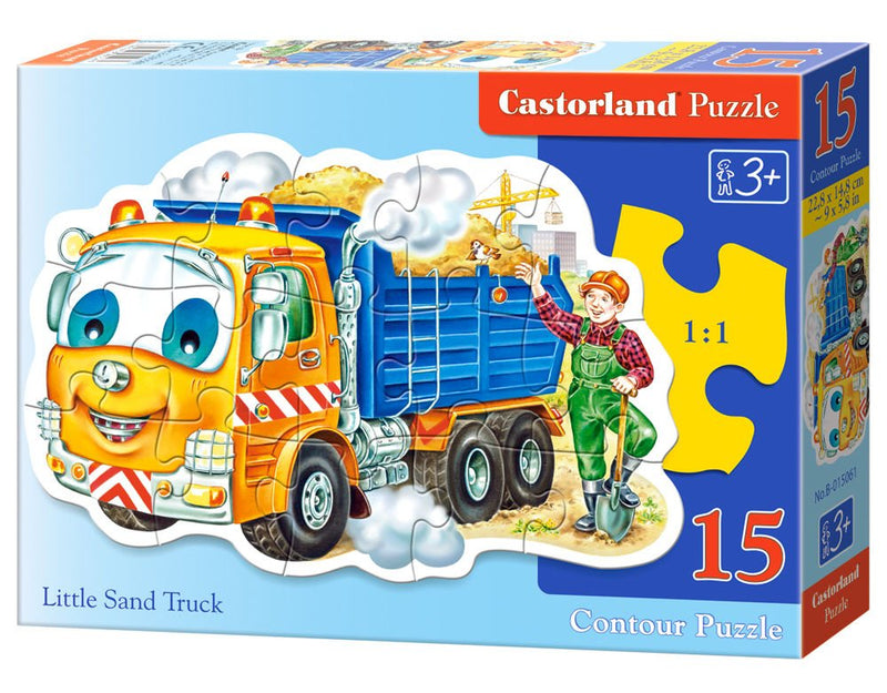 Little Sand Truck,15 Pc Jigsaw Puzzle by Castorland