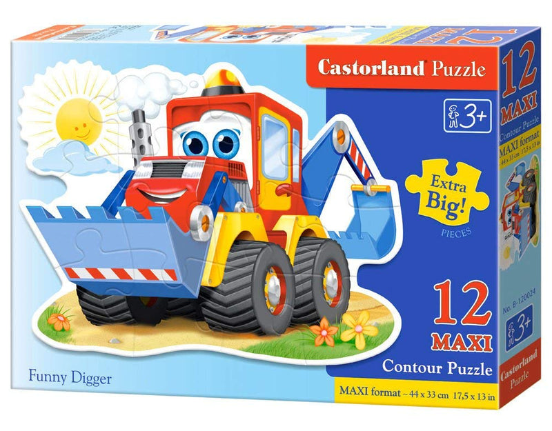 Funny Digger,12 Maxi Pc Jigsaw Puzzle by Castorland
