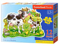 Cows on a Meadow ,12 Maxi Pc Jigsaw Puzzle by Castorland