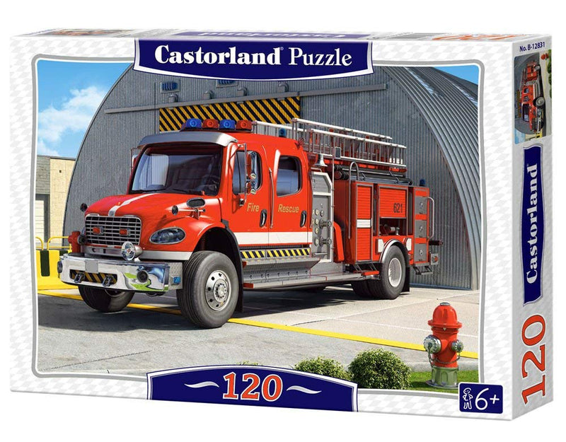 Fire Engine, 120 piece puzzle by Castorland