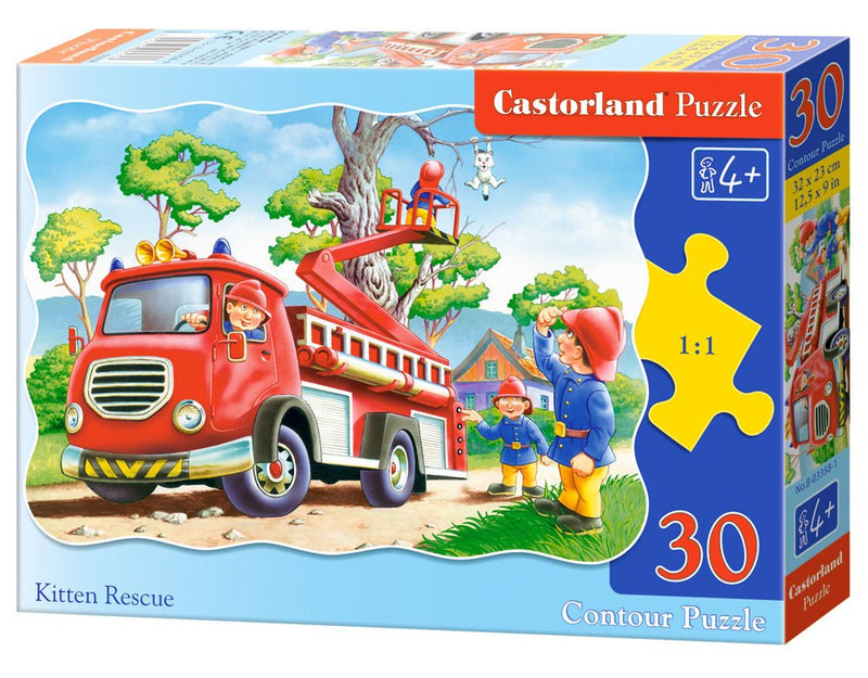 Kitten Rescue ,30 Pc Jigsaw Puzzle by Castorland