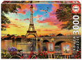 Sunset in Paris , 3000 pcs by Educa