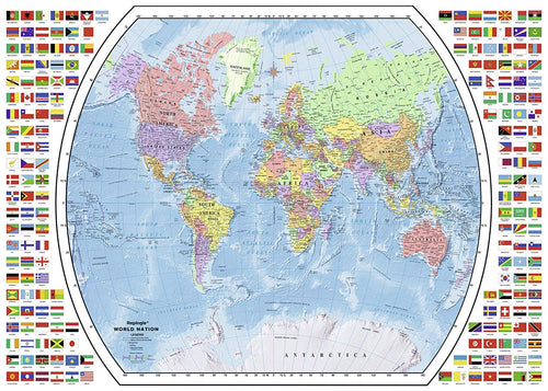 Political Map ,1000 piece puzzle by Ravensburger