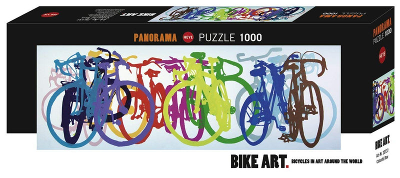 Colorful Row, 1000 Pc Jigsaw Puzzle by Heye