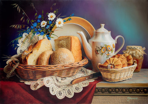 Bread and Breakfast, 1000 Piece Puzzle by Prestige Puzzles Private Collection