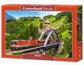 Train on the Bridge, 500 Pc Jigsaw Puzzle by Castorland