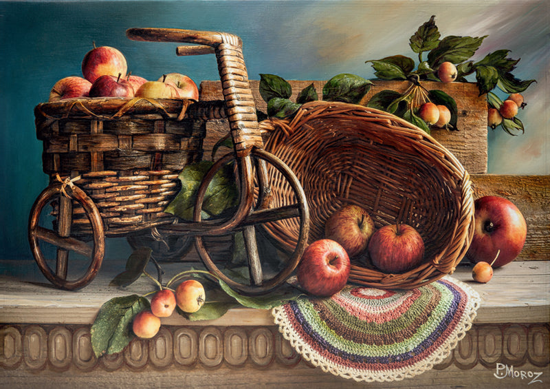 Apple Cart, 1000 Piece Puzzle by Prestige Puzzles Private Collection