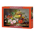 Still Life with Flowers and Fruit Basket, 2000 Pc Jigsaw Puzzle by Castorland