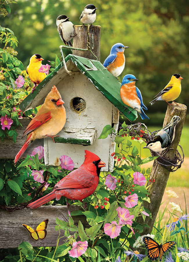 Summer Birdhouse, 1000 Pc Jigsaw Puzzle by Cobble Hill