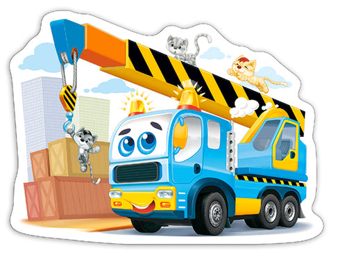 Funny Crane Truck ,15 Pc Jigsaw Puzzle by Castorland