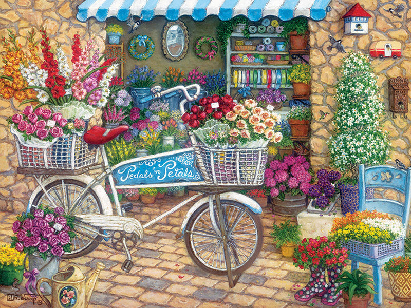 Pedals 'N' Petals, 275  Pc Jigsaw Puzzle by Cobble Hill