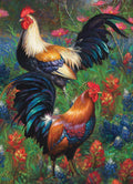 Roosters, 1000 Pc Jigsaw Puzzle by Cobble Hill