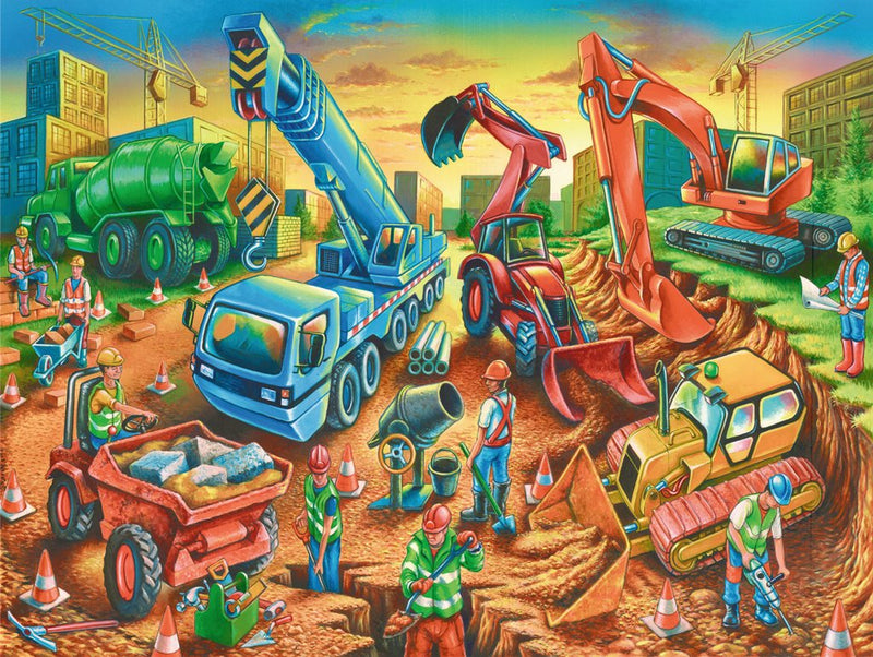 Construction Crew, 60 piece puzzle by Ravensburger