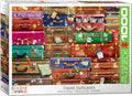 Travel Suitcases, 1000 piece puzzle by Eurographics