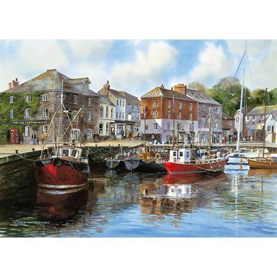Padstow Harbour, 1000 Pieces by Gibsons Puzzles