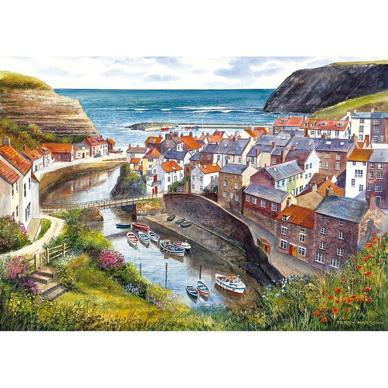 Staithes, 1000 Pieces by Gibsons Puzzles