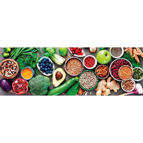 Healthy Veggie, 1000 Pcs Panorama Jigsaw Puzzle by Clementoni
