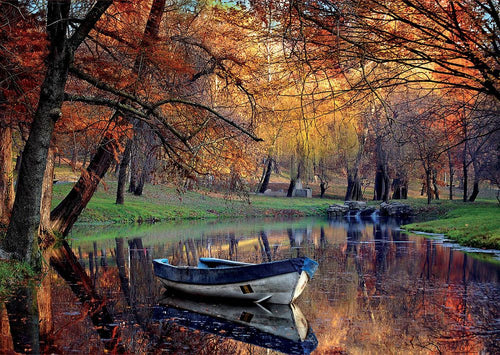 Boat on the Lake, 2000 Piece Puzzle by Educa