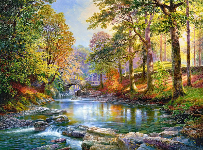 Along the River, 3000 Pc Jigsaw Puzzle by Castorland