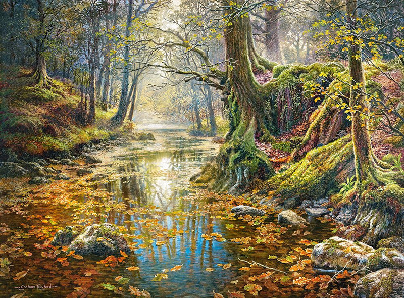 Reminiscence of the Autumn Forest, 2000 Pc Jigsaw Puzzle by Castorla
