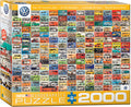 Volkswagen Groovy Bus, 2000 piece puzzle by Eurographics