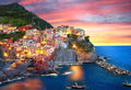 Manarola at Dusk, Italy,  2000 piece puzzle by Eurographics