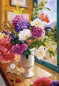 Still Life with Hydrangeas, 1000 Piece Jigsaw Puzzle by Castorland