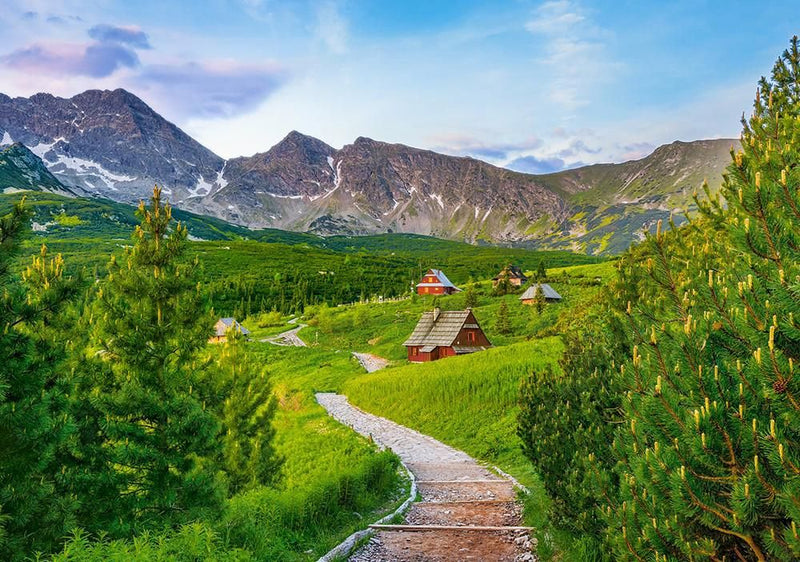 Trail in Tatras, Poland, 500 Pc Jigsaw Puzzle by Castorland