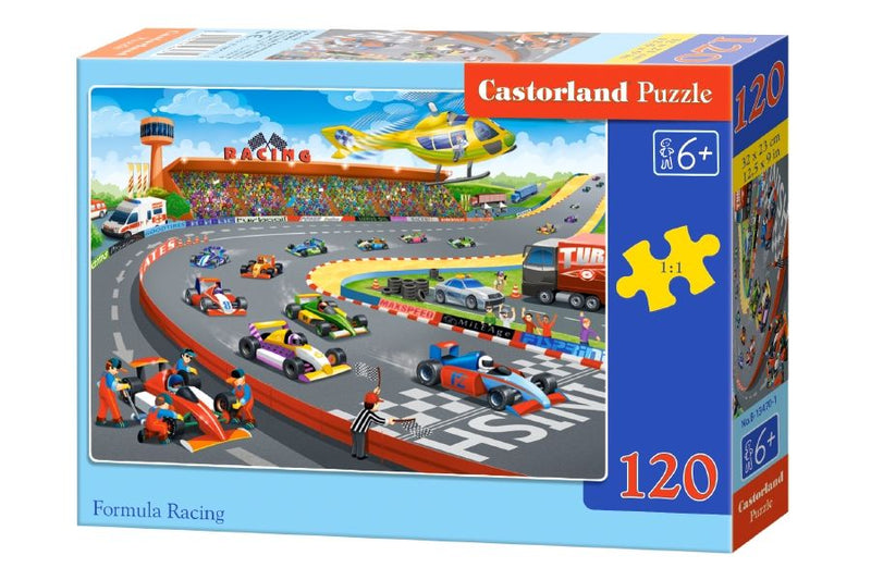 Formula Racing,120 Pc Jigsaw Puzzle by Castorland
