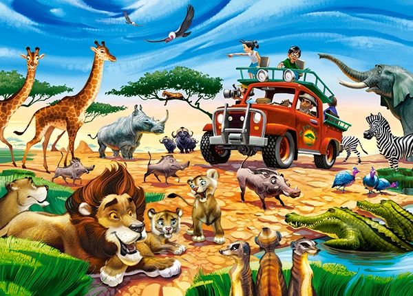 Safari Adventure, 180 pieces by Castoeland