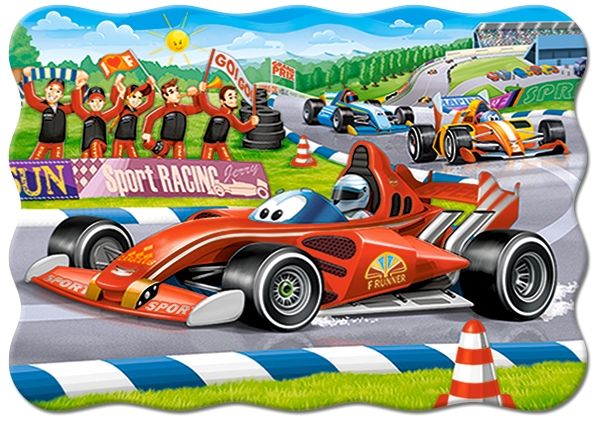 Racing Bolide, 30 Pc Jigsaw Puzzle by Castorland