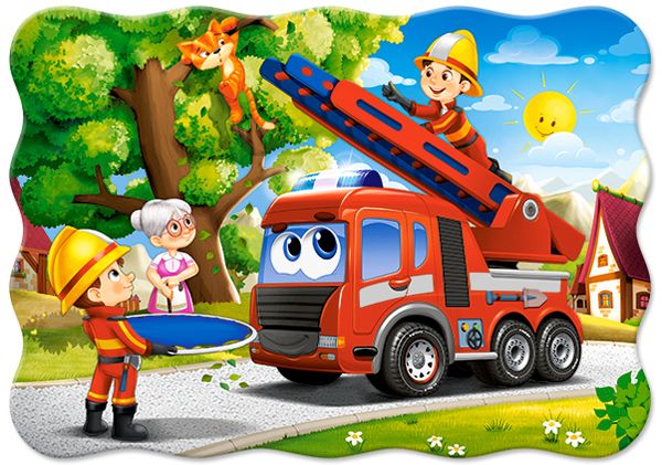 Firefighter to the Rescue, 30 Pc Jigsaw Puzzle by Castorland