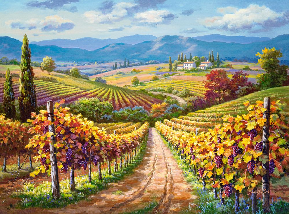 Vineyard Retreat 1500 Piece Jigsaw Puzzle