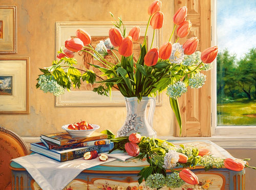 Floral Impressions, 3000 Pc Jigsaw Puzzle by Castorland