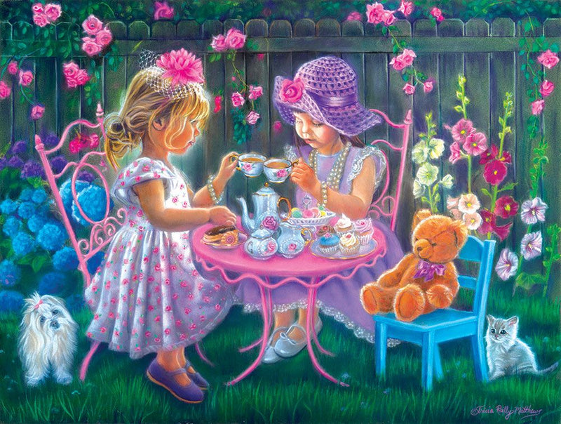 A Tea Party For Two, 500 piece puzzle by Sunsout