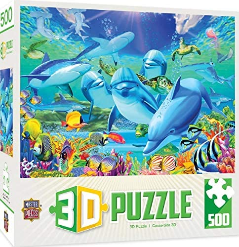 Along The Reef , 500 Piece Puzzle, by Master Pieces.