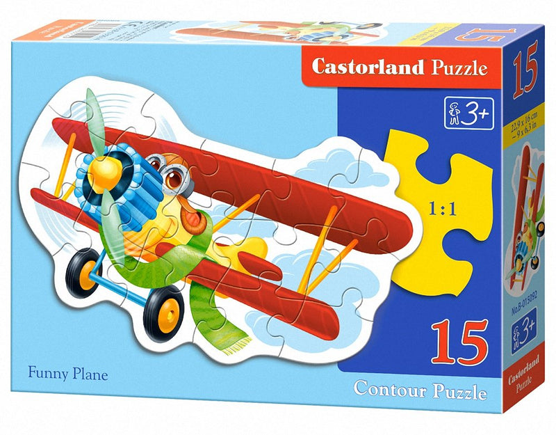 Funny Plane,15 Pc Jigsaw Puzzle by Castorland
