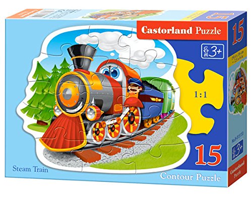 Steam Train,15 Pc Jigsaw Puzzle by Castorland