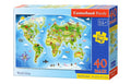 World Map, 40 Maxi, Jigsaw Puzzle by Castorland