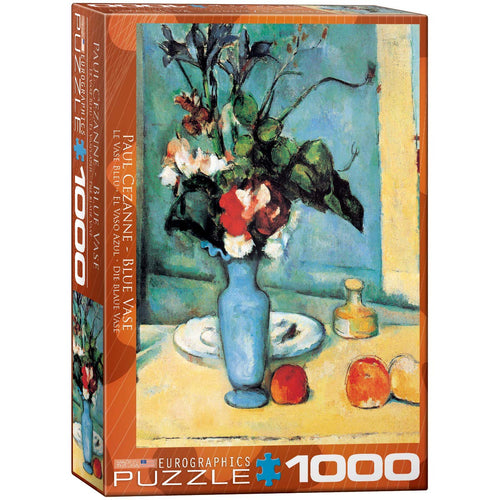 Blue Vase, 1000 piece puzzle by Eurographics