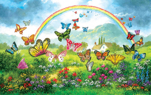 Butterfly Holiday, 550 piece puzzle by Sunsout