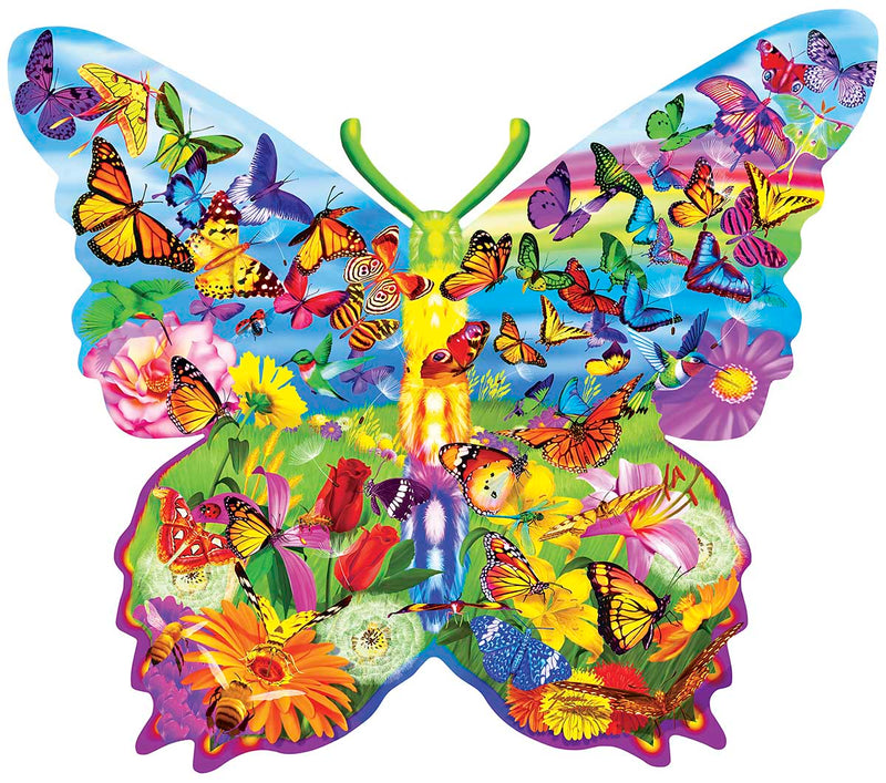 Butterfly Surprise, 1000 Shaped Piece Puzzle, by Master Pieces.
