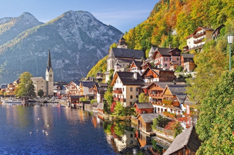 Hallstatt Austria, 4000 Piece By Castorland Puzzles