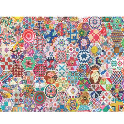 Crazy Quilt, 500 Piece Puzzle, by Springbok Puzzles.