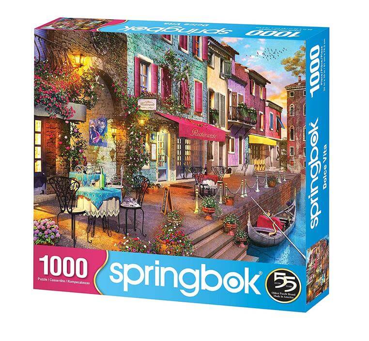 Dolce Vita, 1000 Piece Puzzle, by Springbok Puzzles.