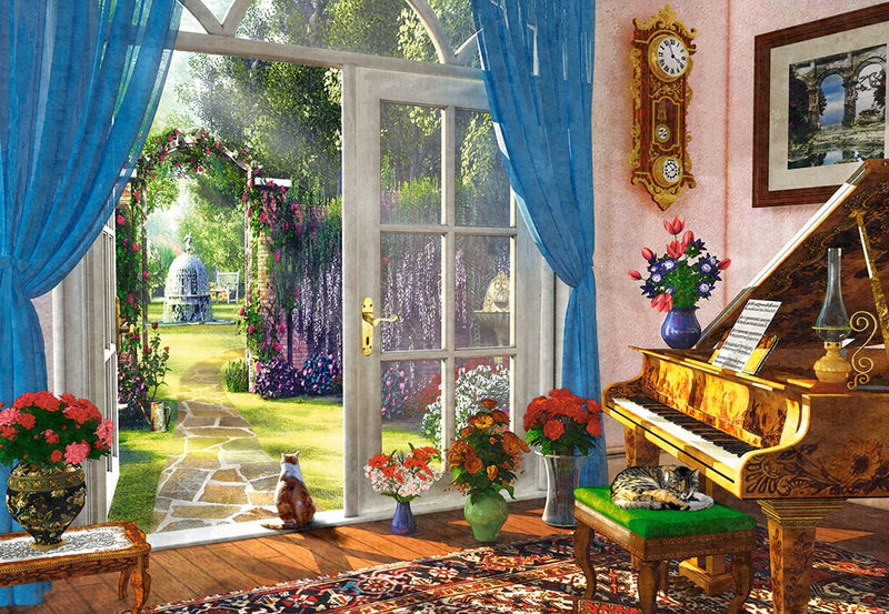 Doorway Room View, 1000 Pc Jigsaw Puzzle by Castorland